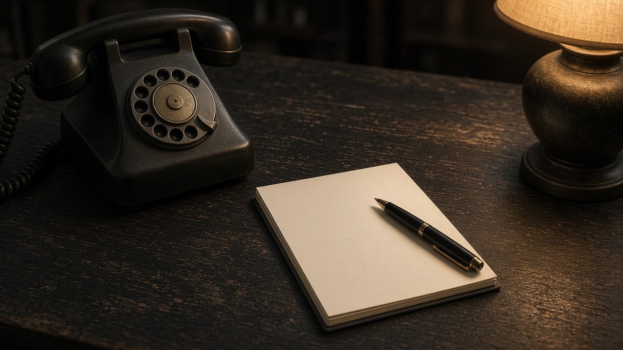 Warm enroll desk with folders and pen tray